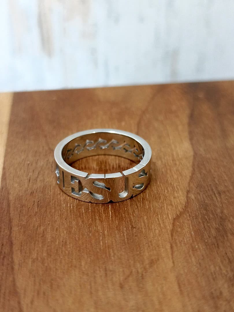 JESUS CROWN RING - 4