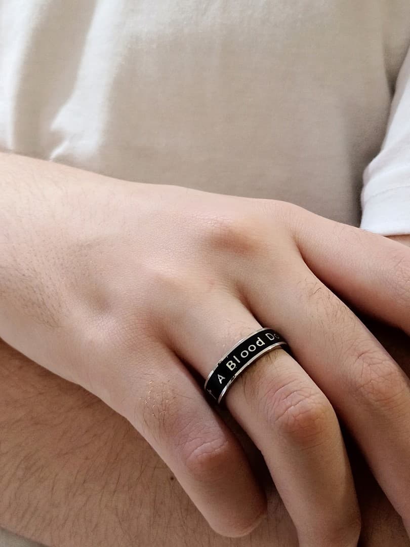 BLOOD DONOR RING - 2