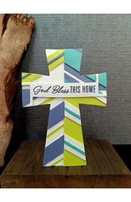 GOD BLESS CROSS TBLT RESIN thumbnail 1