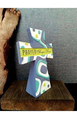 PRAYER CHANGES CROSS TBLT RESIN thumbnail 2