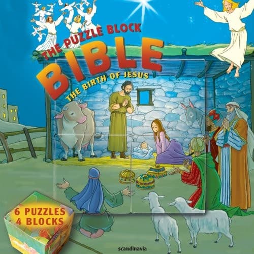 The Birth of Jesus Puzzle Block Bible - 1
