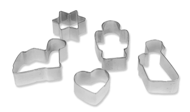 Christmas Cookie Cutter Set Metal - 3