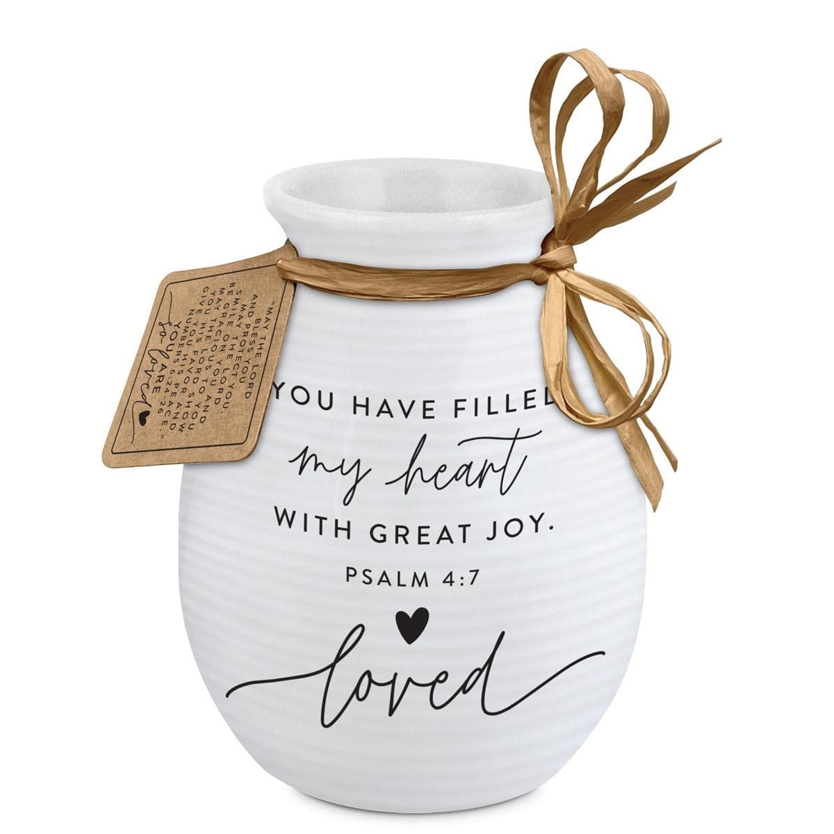Vase Textured Hold Onto Hope Loved - 1
