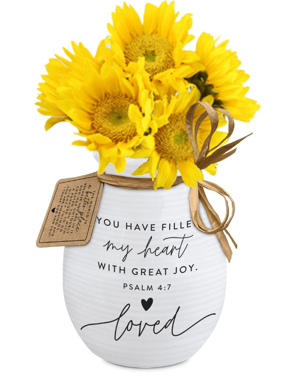 Vase Textured Hold Onto Hope Loved - 2