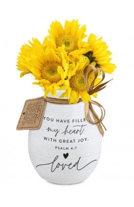 Vase Textured Hold Onto Hope Loved thumbnail 2
