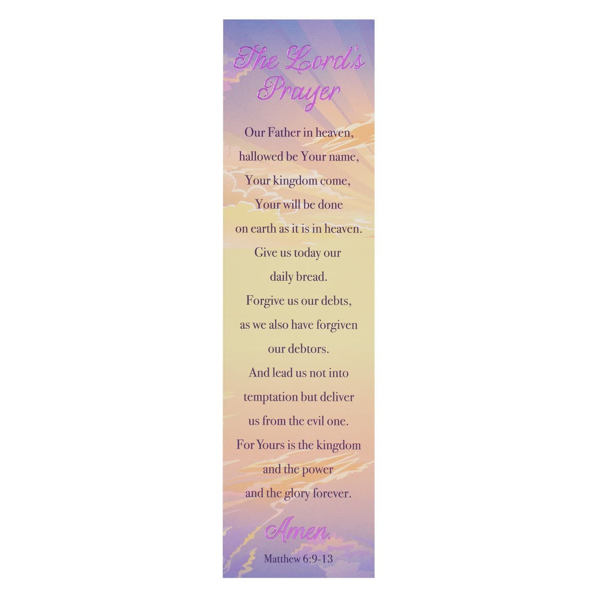Bookmark Pack Sky The Lord's Prayer Matt. 6:9-13 - 1