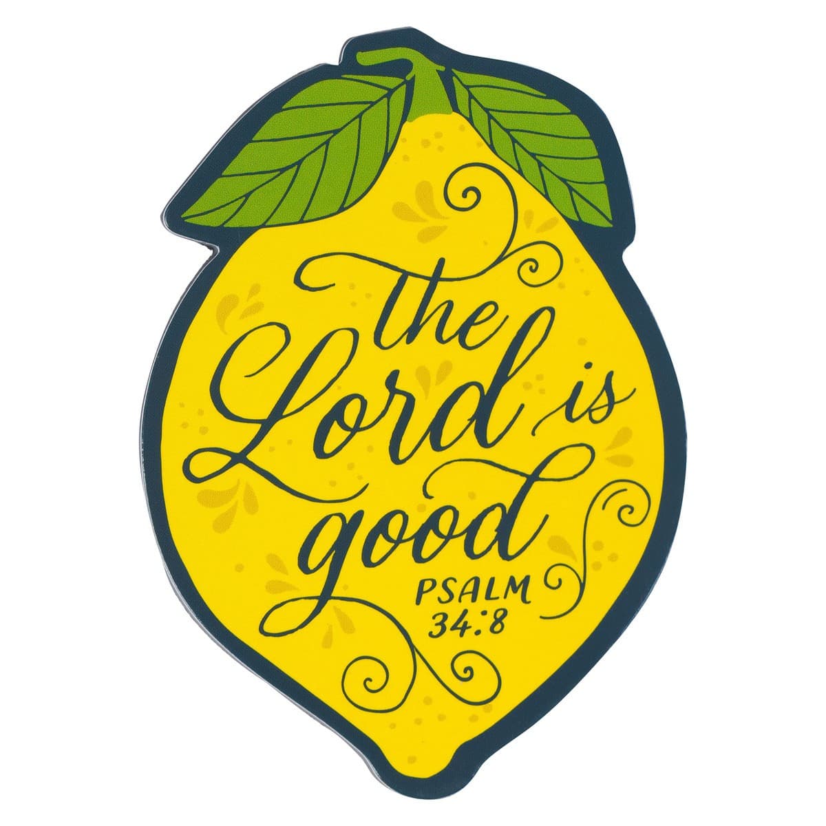 Magnet Yellow Lemon The Lord is Good Ps 34:8 - 1