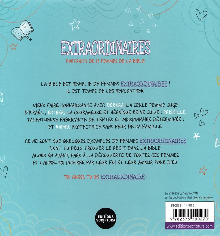EXTRAORDINAIRES PORTRAITS DE 13 FEMMES DE LA BIBLE SB0038 - 3