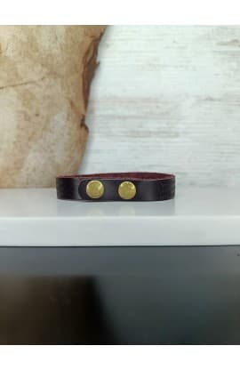 OUR FATHER COFFEE GENUINE LEATHER BRACELET thumbnail 2