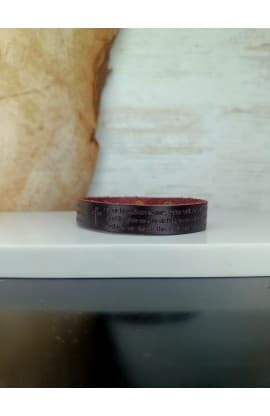 OUR FATHER COFFEE GENUINE LEATHER BRACELET thumbnail 3