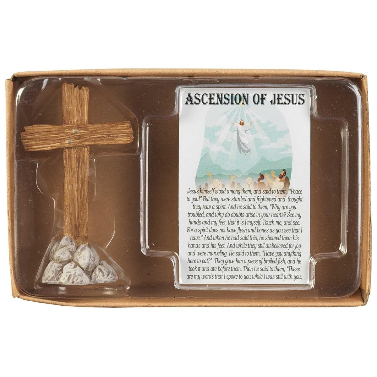 Cross Figurine Card Ascension Of Jesus - 1