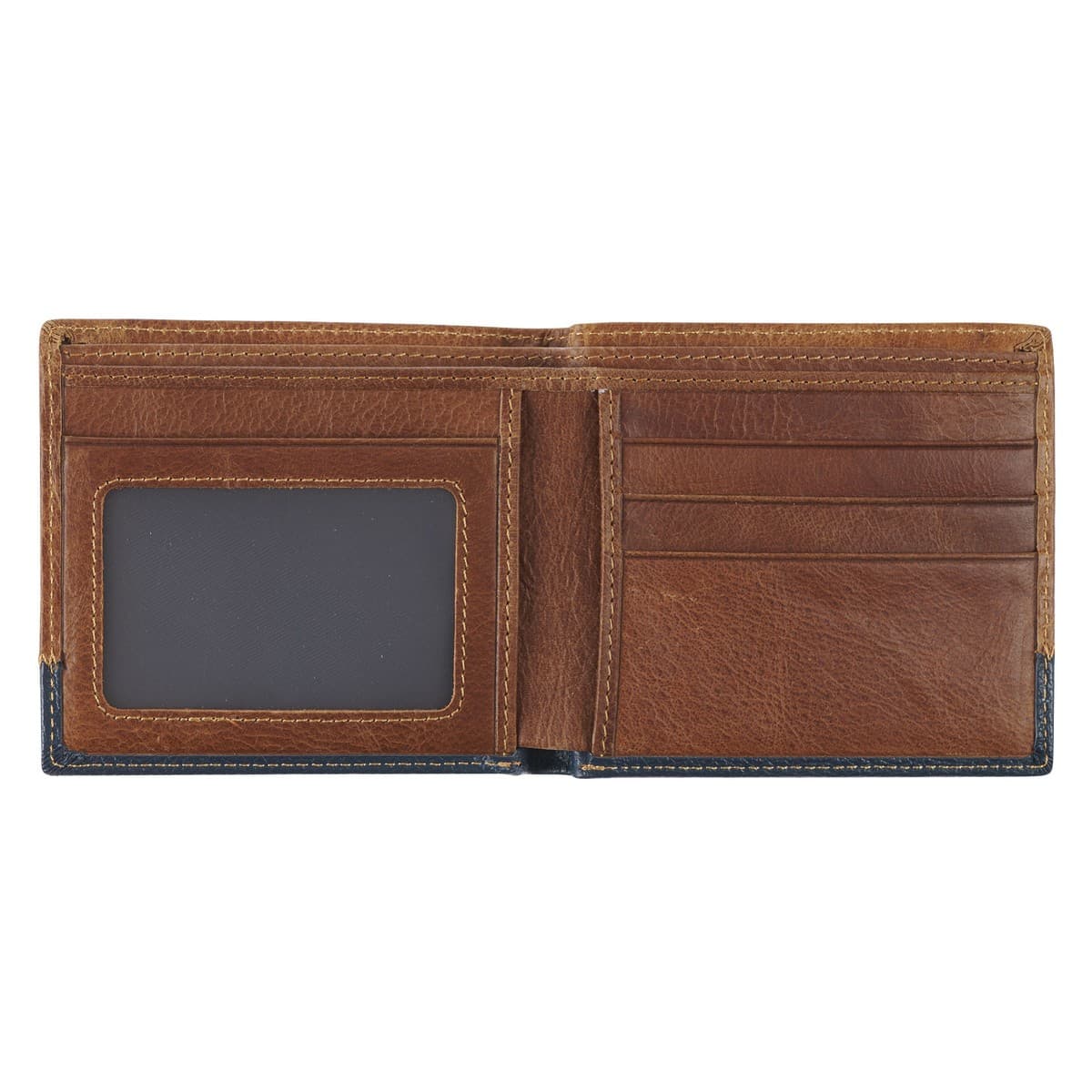Wallet Leather Two-tone Be Strong & Couragous Josh 1:9 - 3