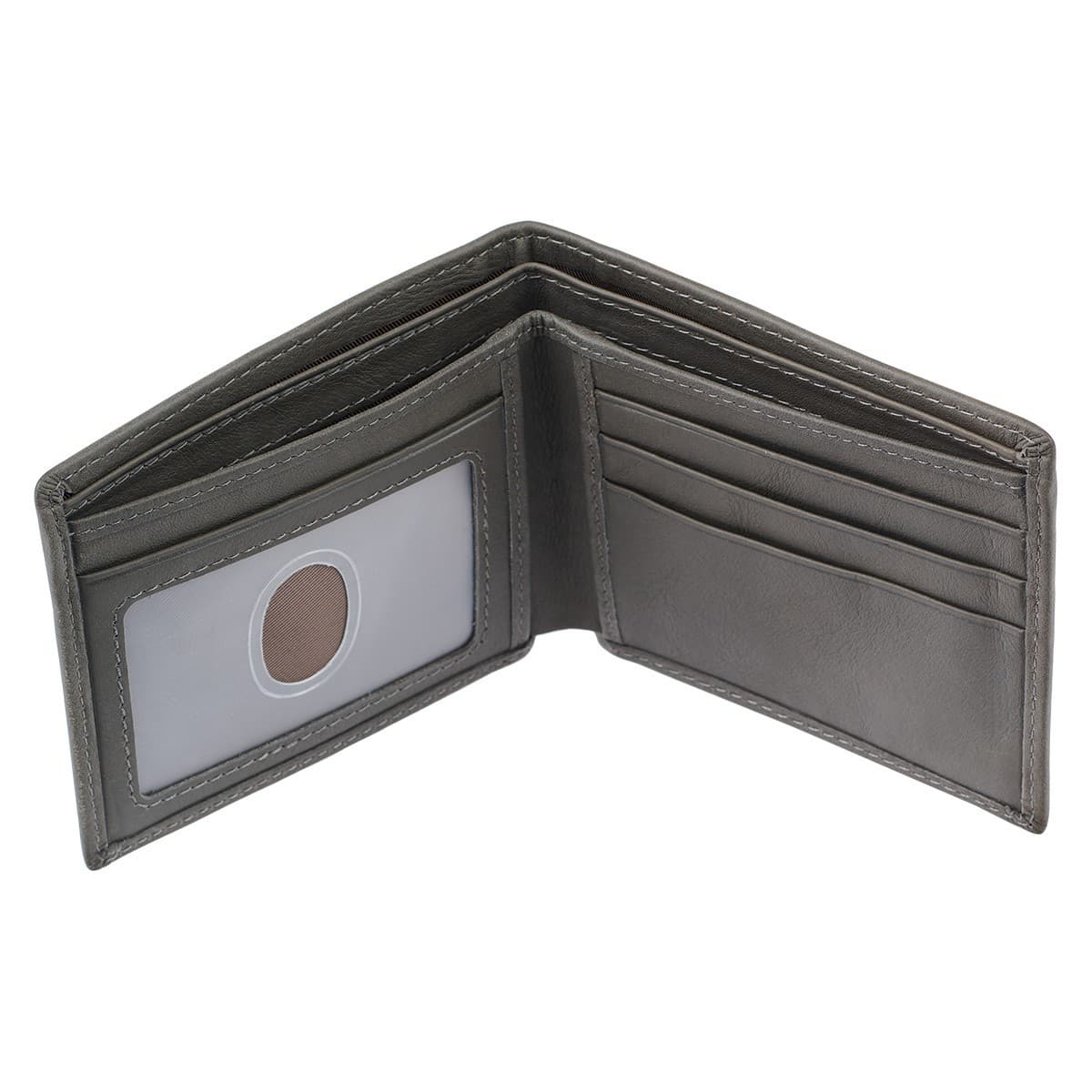 WALLET LEATHER GRAY SALT OF THE EARTH BADGE - 4