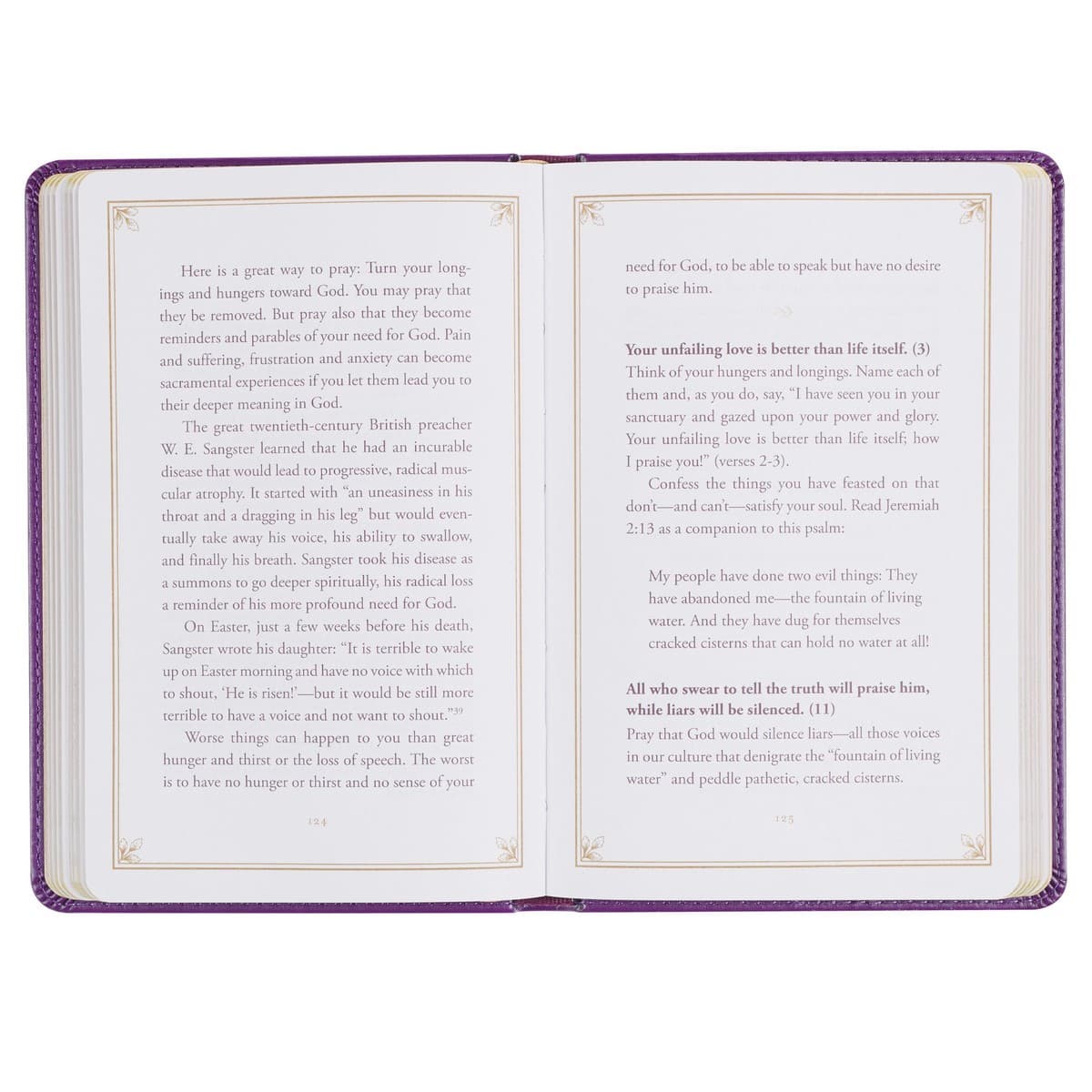Devotional Praying the Psalms Faux Leather - 5