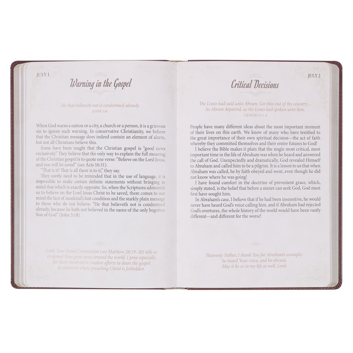 Devotional Pursuing God LP Faux leather - 5