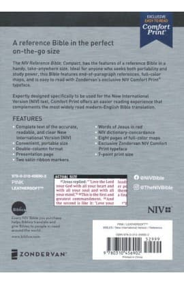 NIV Reference  Bible Compact PINK thumbnail 9