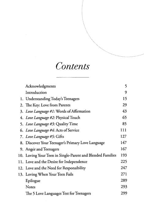 THE 5 LOVE LANGUAGES OF TEENAGERS - 2