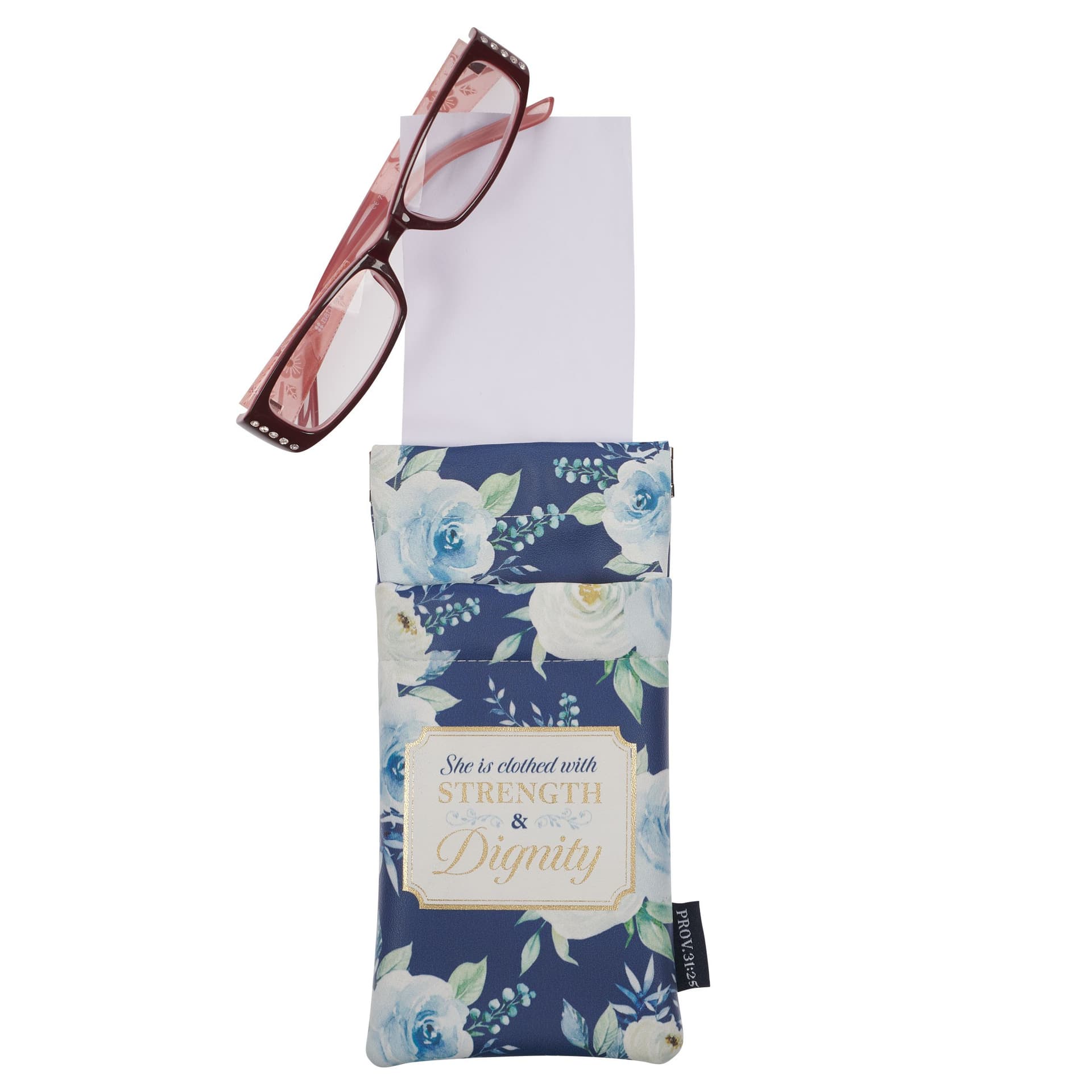 Eyeglass Case Strength & Dignity Prov 31:25 - 4