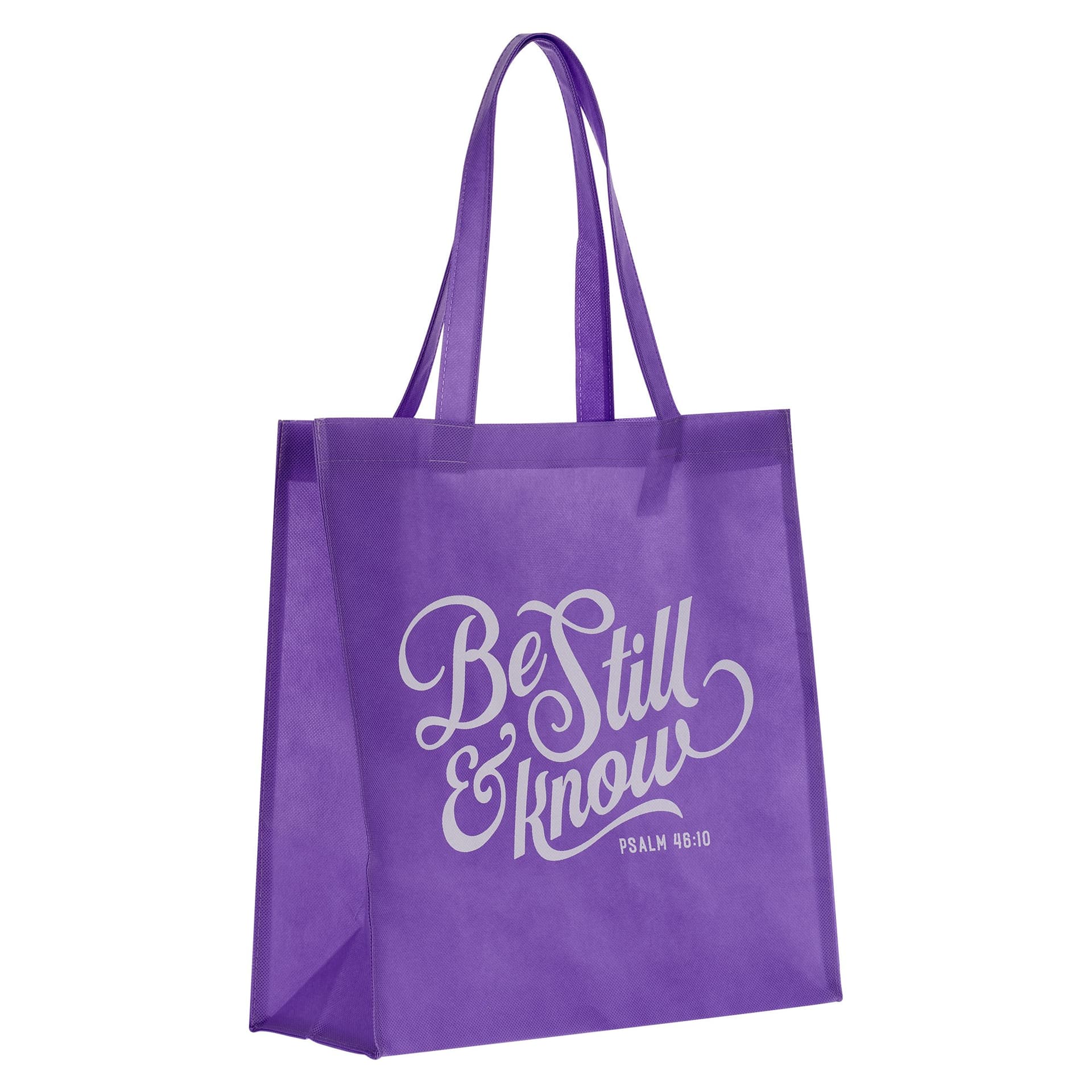 Tote Purple Be Still & Know Ps 46:10 - 3