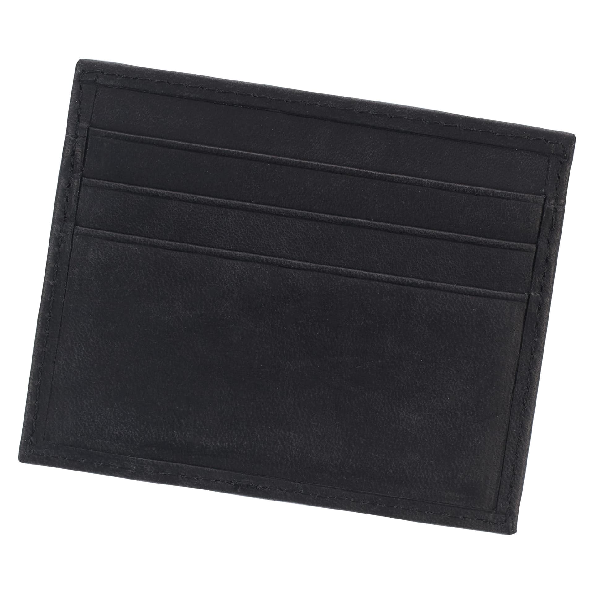 WALLET LEATHER BLACK CROSS BADGE - 5