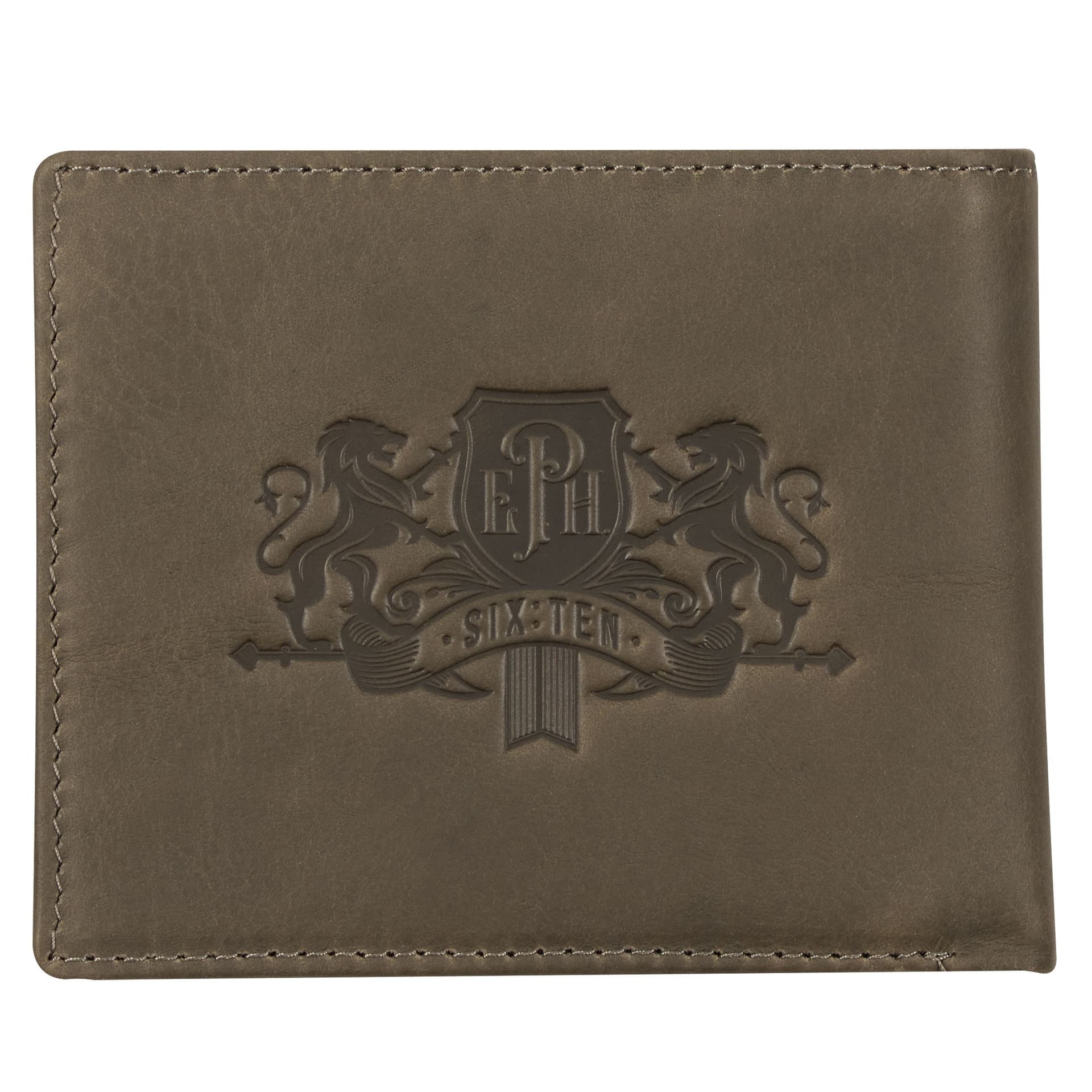 Wallet Leather Gray Strong in the Lord Eph 6:10 - 2