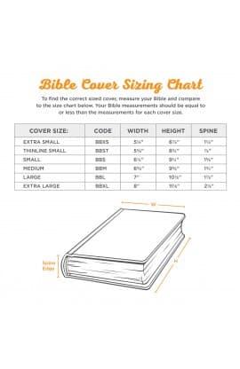 Large Bible Cover Fashion Teal Brown Blessed Luke 1:45 thumbnail 6