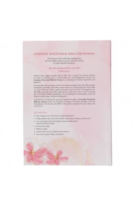 Devotional Bible NLT for Women Hardcover Pink thumbnail 2