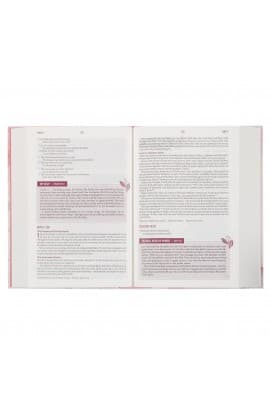Devotional Bible NLT for Women Hardcover Pink thumbnail 5