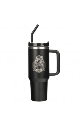Tumbler w straw SS Black Eph 6:10 thumbnail 1