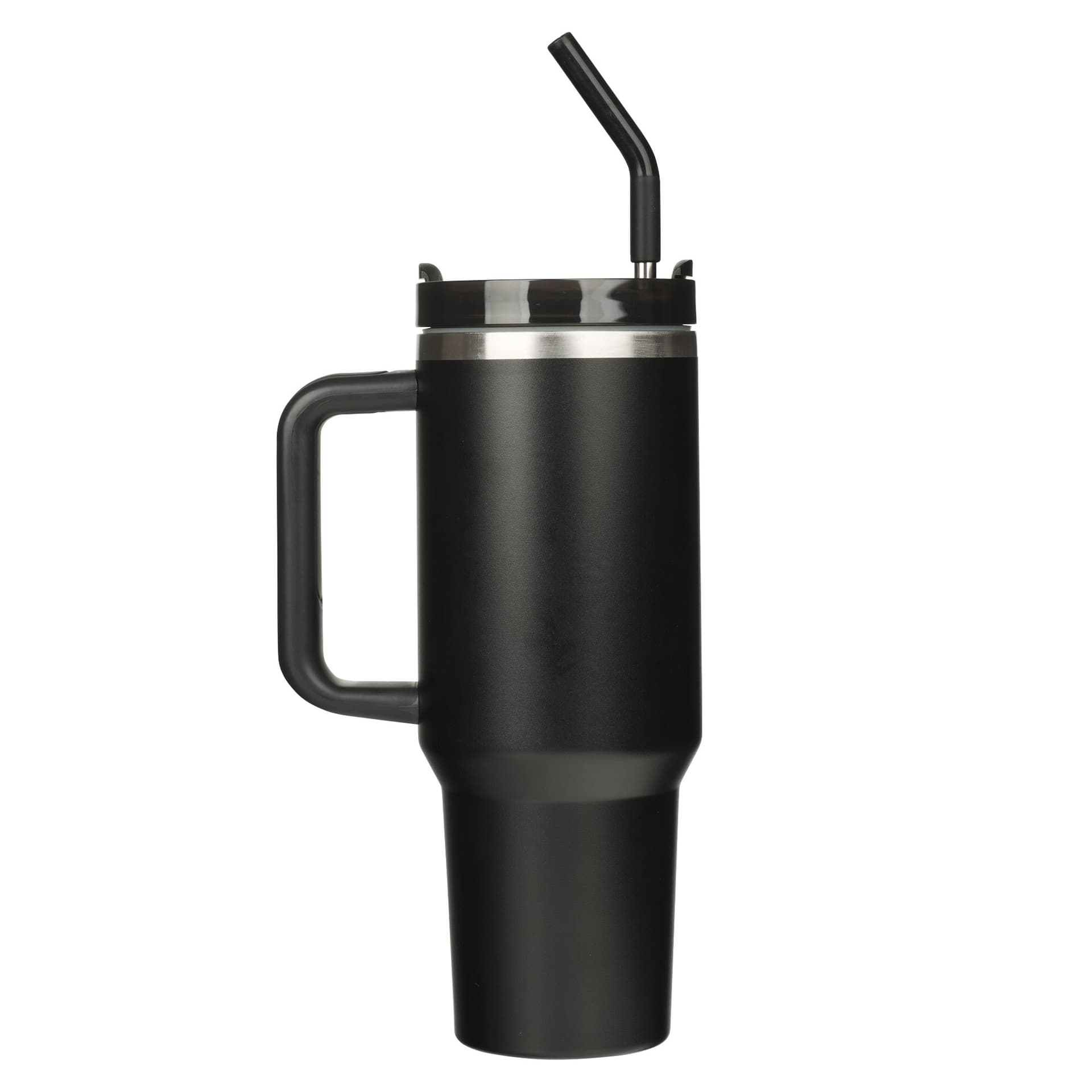 Tumbler w straw SS Black Eph 6:10 - 2