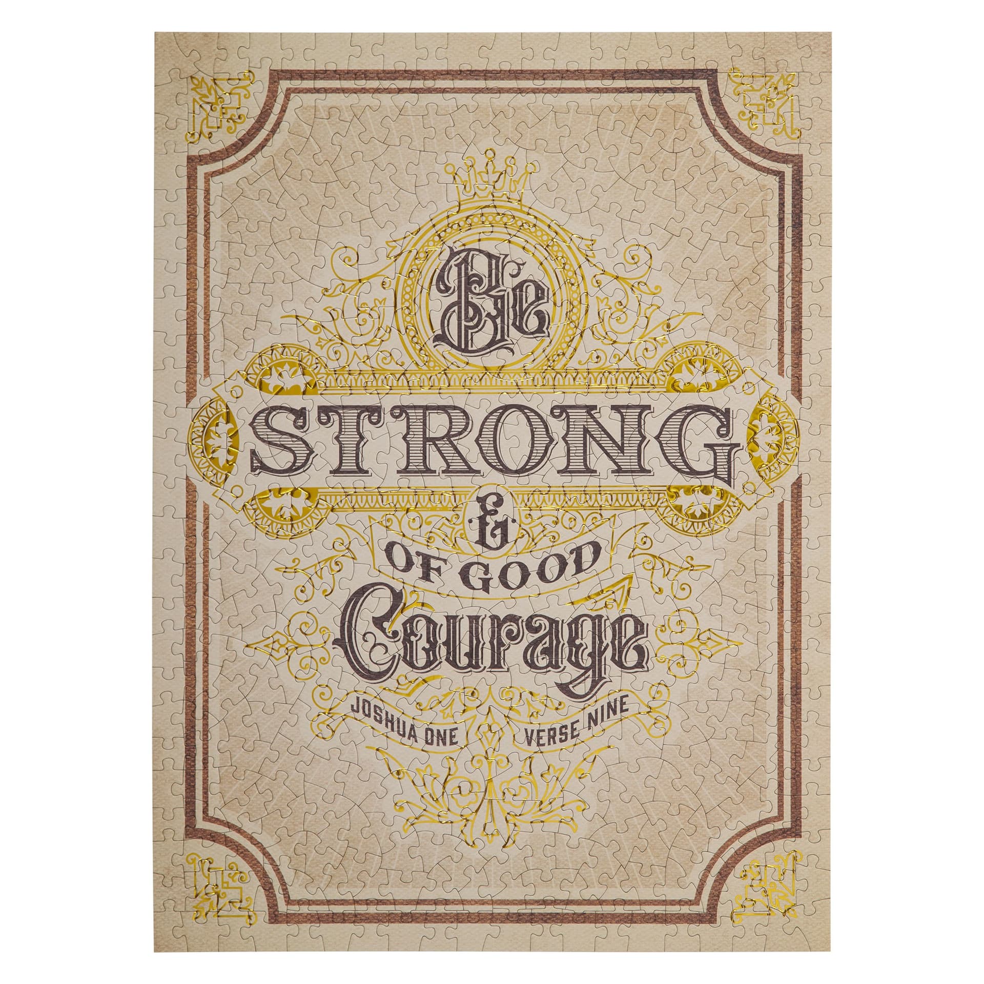 Puzzle 500 pc Good Courage Josh 1:9 - 1