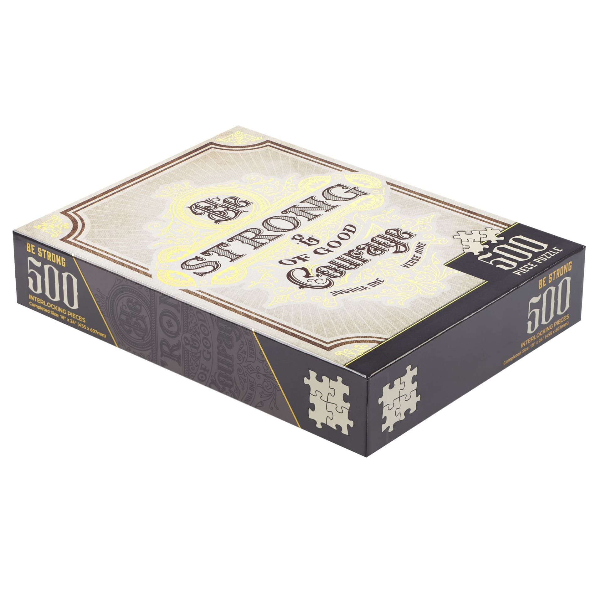 Puzzle 500 pc Good Courage Josh 1:9 - 2