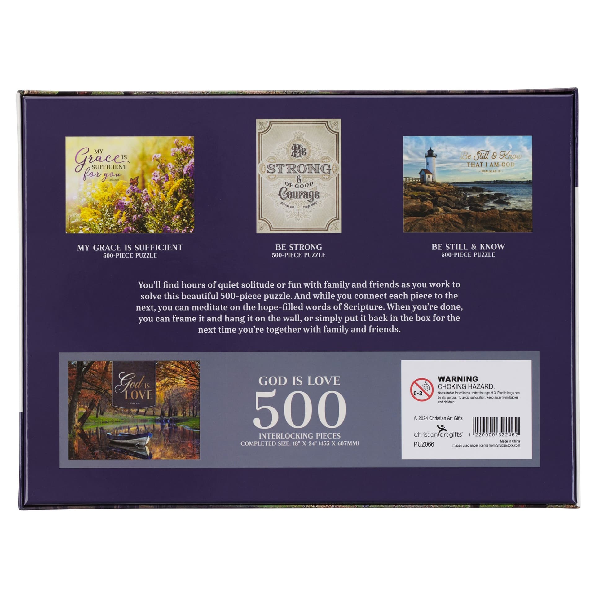 PUZZLE 500 PC GOD IS LOVE 1 JOHN 4:16 - 4