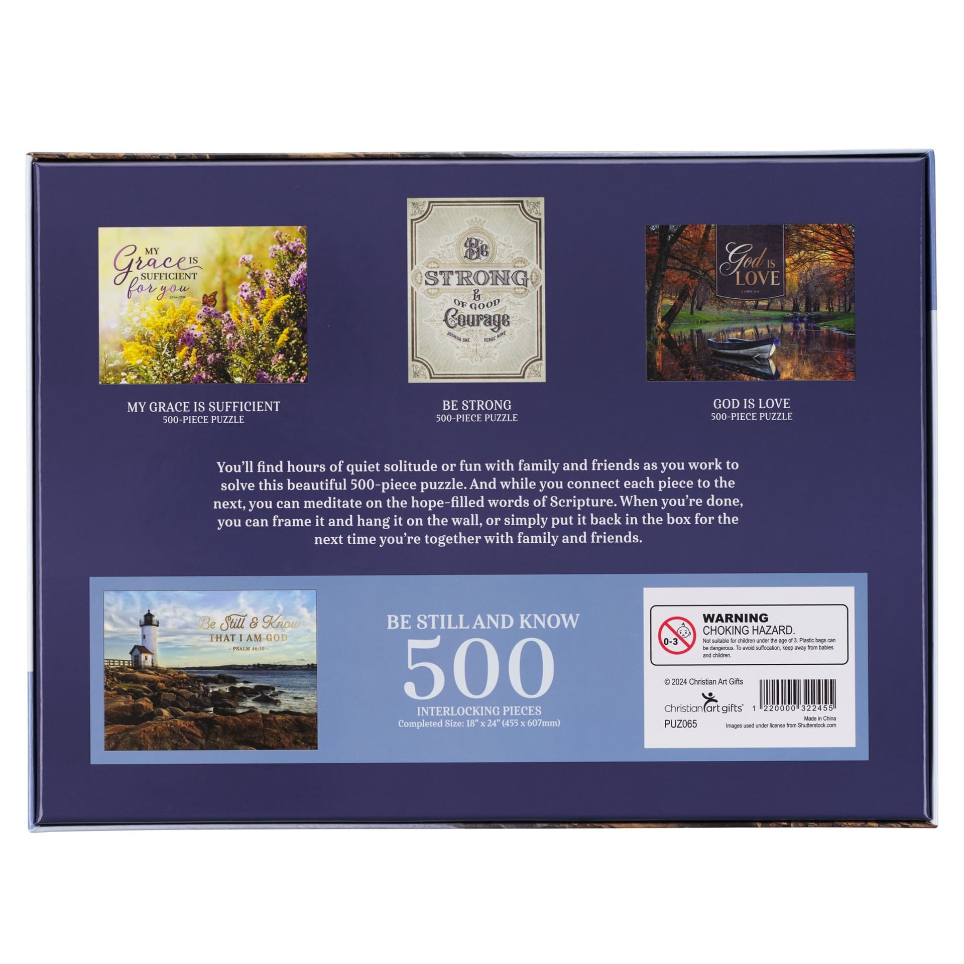 Puzzle 500 pc Be Still Ps 46:10 - 4
