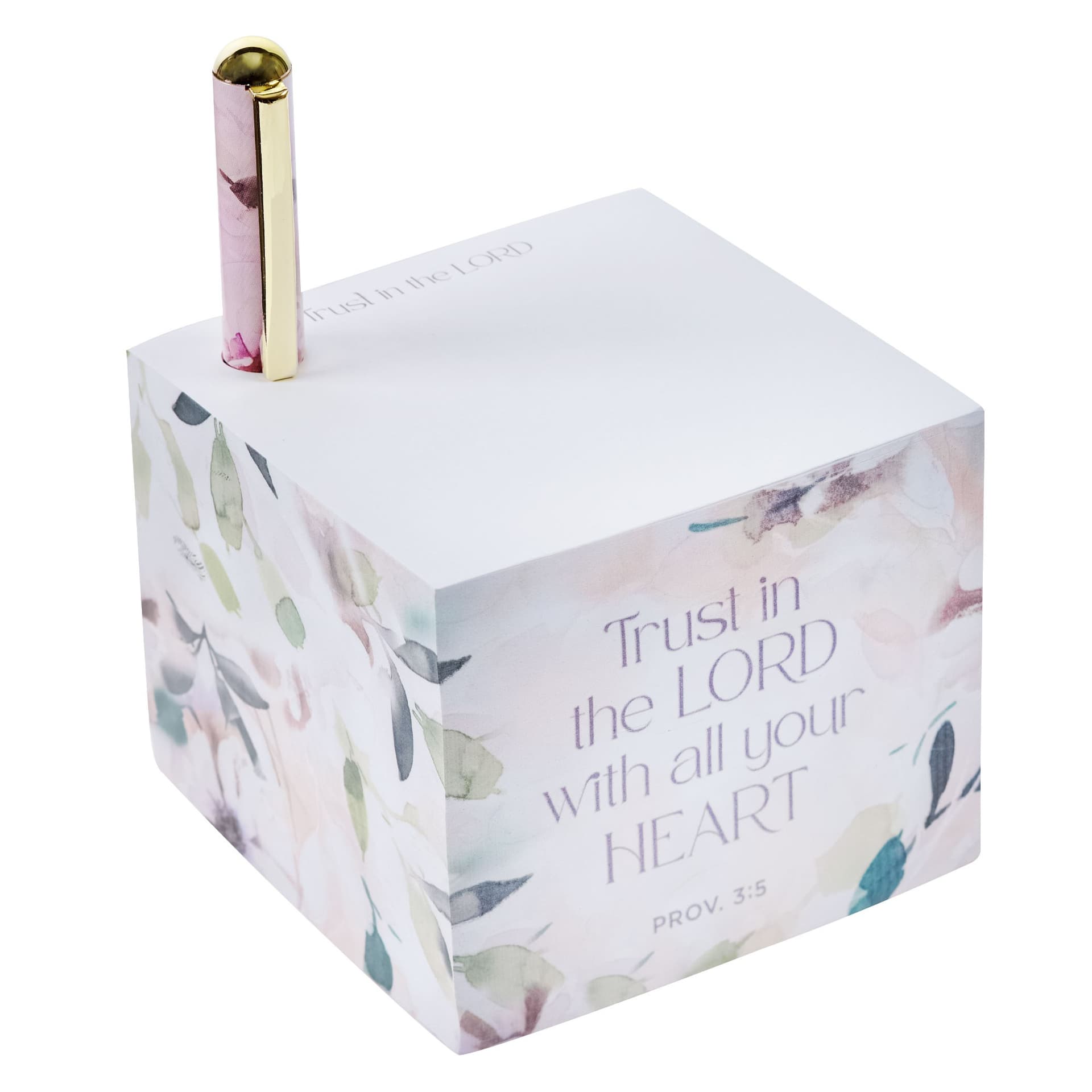 Note Block with Pen Trust in the Lord Prov 3:5 - 2