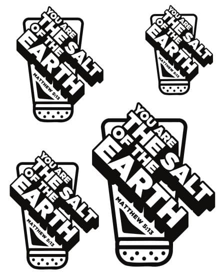 SALT UV 3D STICKER