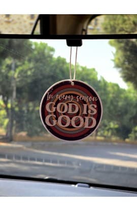 GOD IS GOOD AIR FRESHENER thumbnail 1
