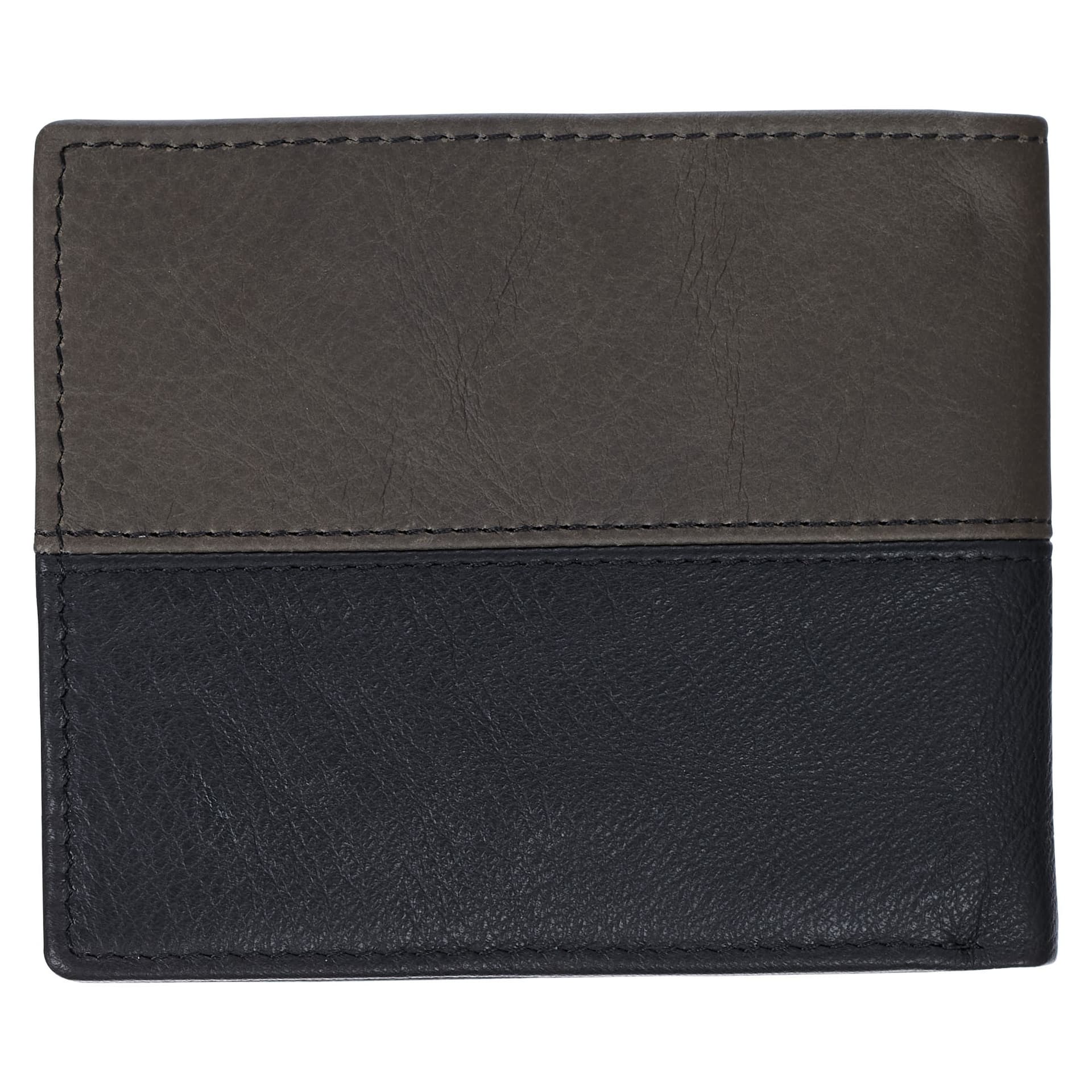 WALLET LEATHER BLACK LION BE STRONG JOSH 1:9 - 2
