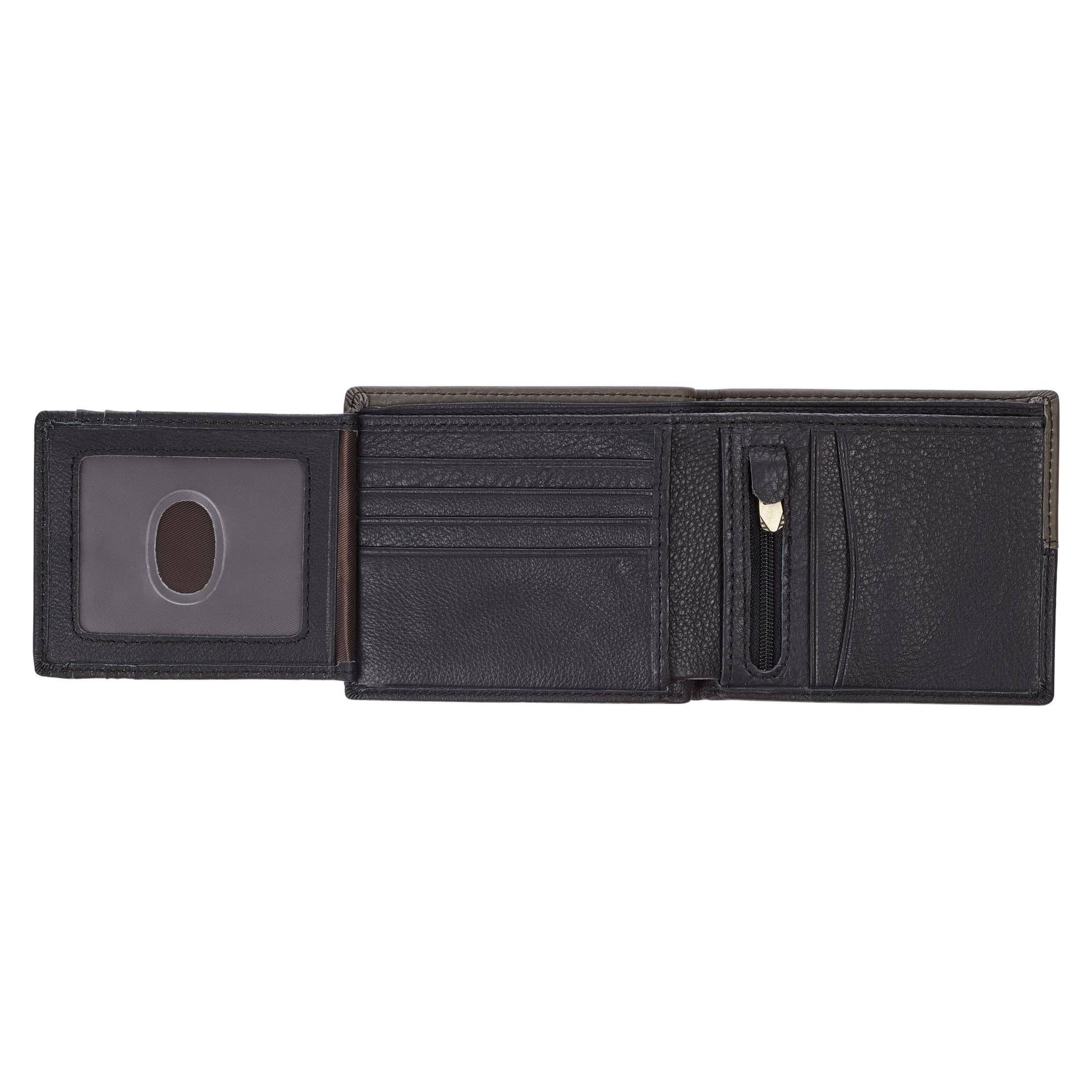 WALLET LEATHER BLACK LION BE STRONG JOSH 1:9 - 5