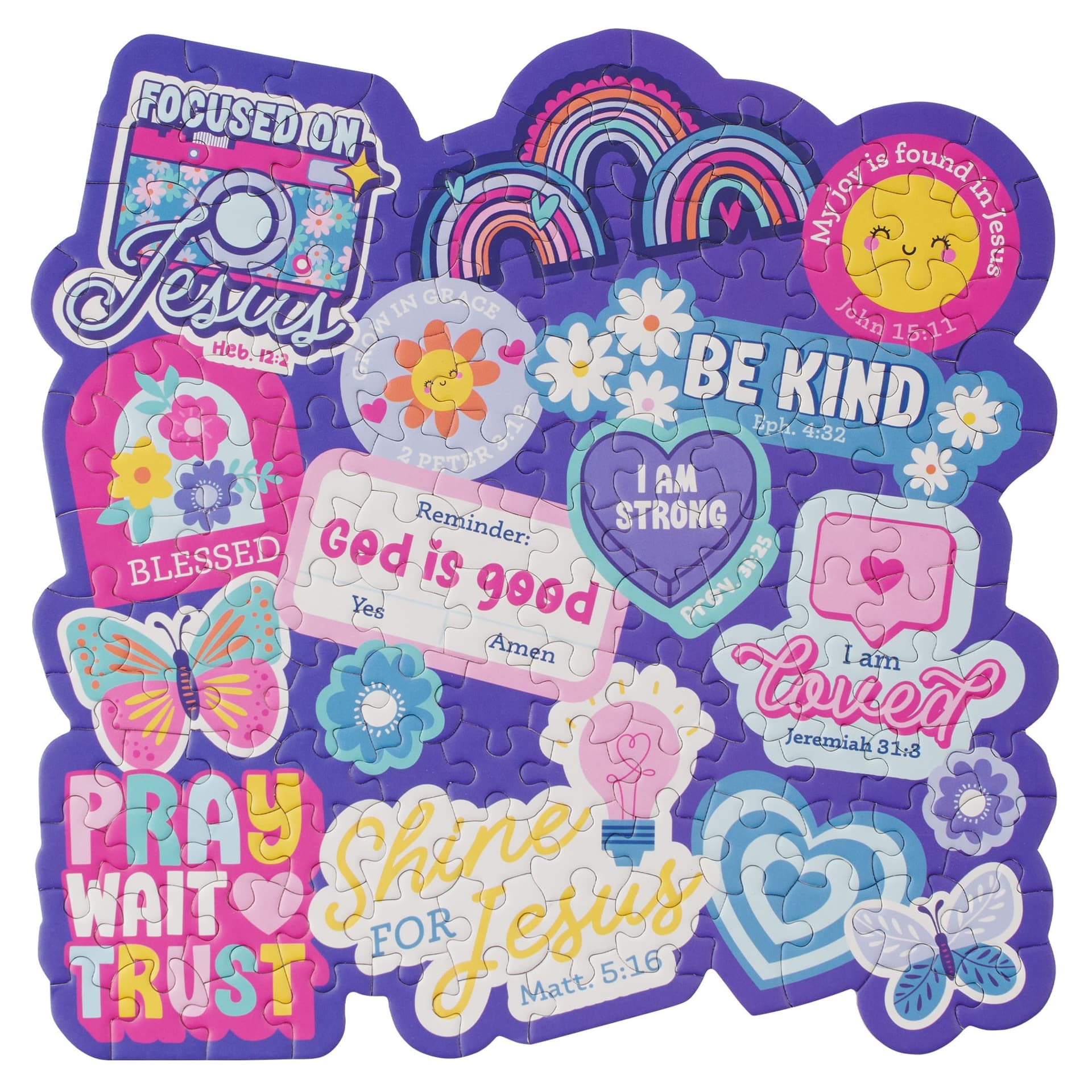 Puzzle 140 pc Shine For Jesus Matt 5:16 - 1