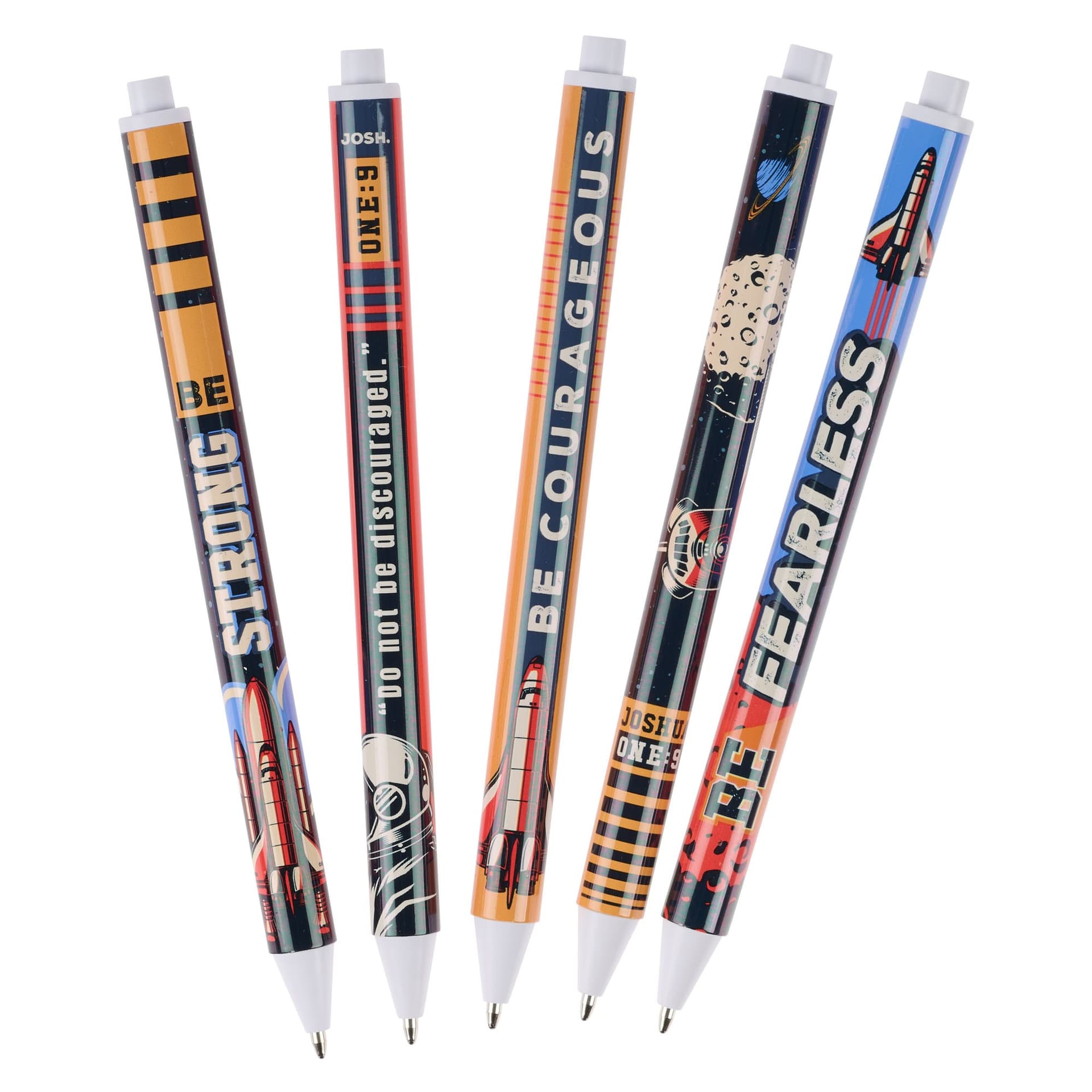 Pen Set 5 pc Be Strong and Courageous - 4