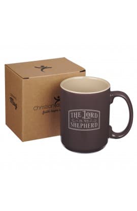 Mug Khaki The Lord is My Shepherd Ps 23 thumbnail 3