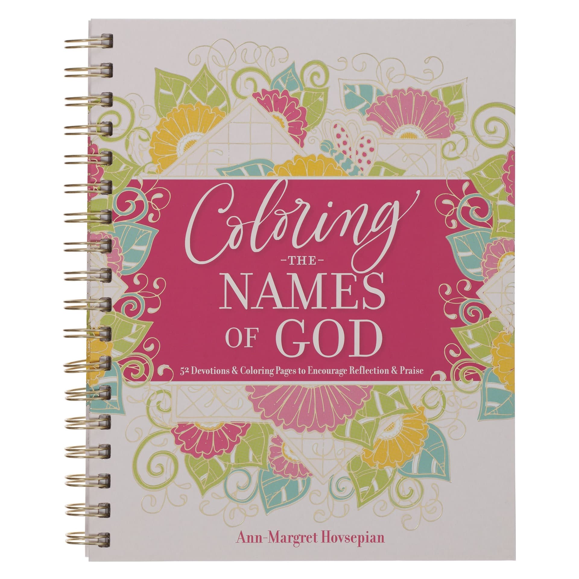 Coloring Devotional Names of God Wirebound - 1