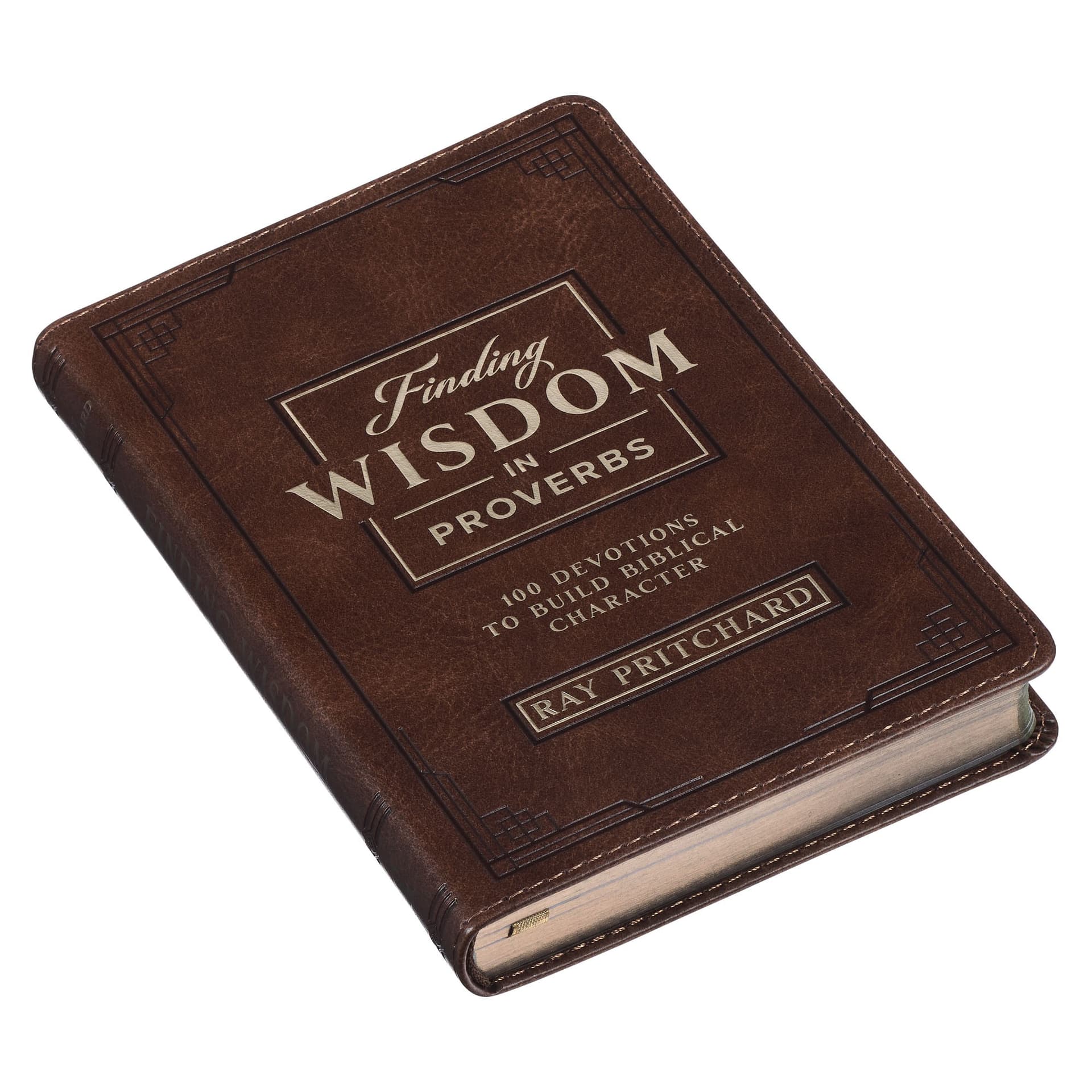 Devotional Finding Wisdom in Proverbs Faux Leather - 3