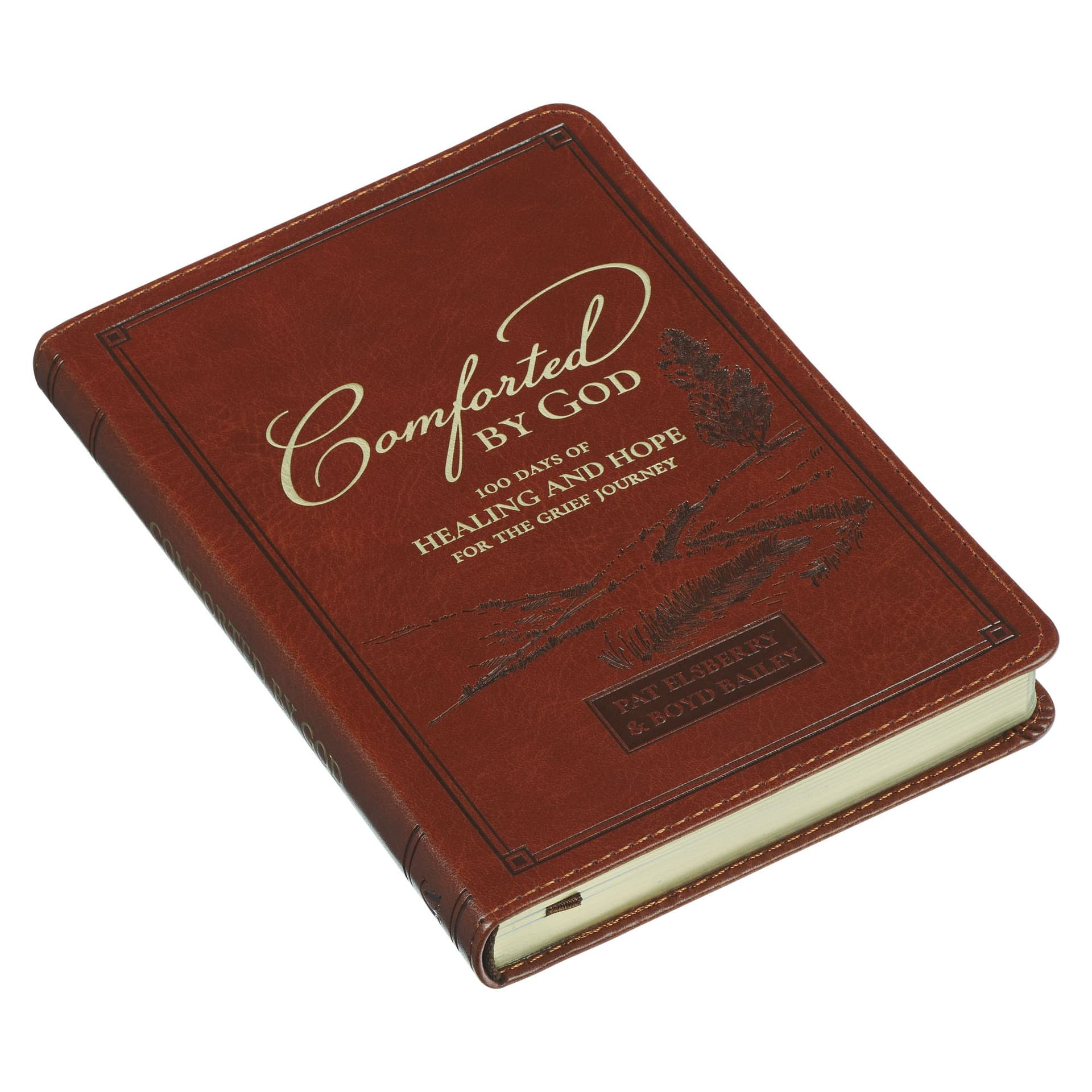 Devotional Comforted by God Faux Leather - 3
