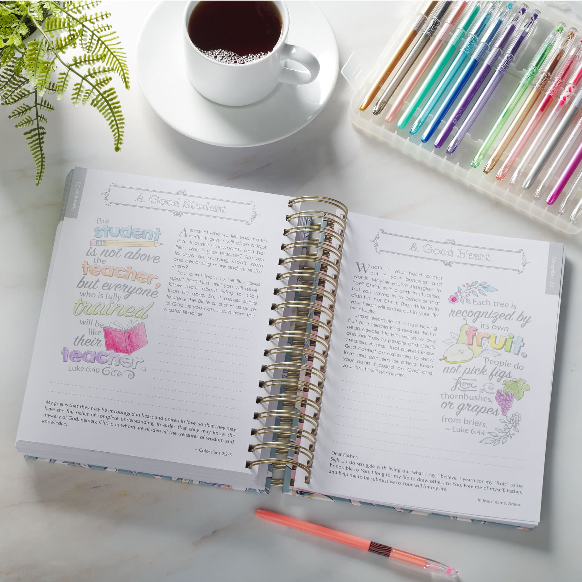 COLORING DEVOTIONAL ILLUSTRATED WORDS OF JESUS FOR WOMEN - 5