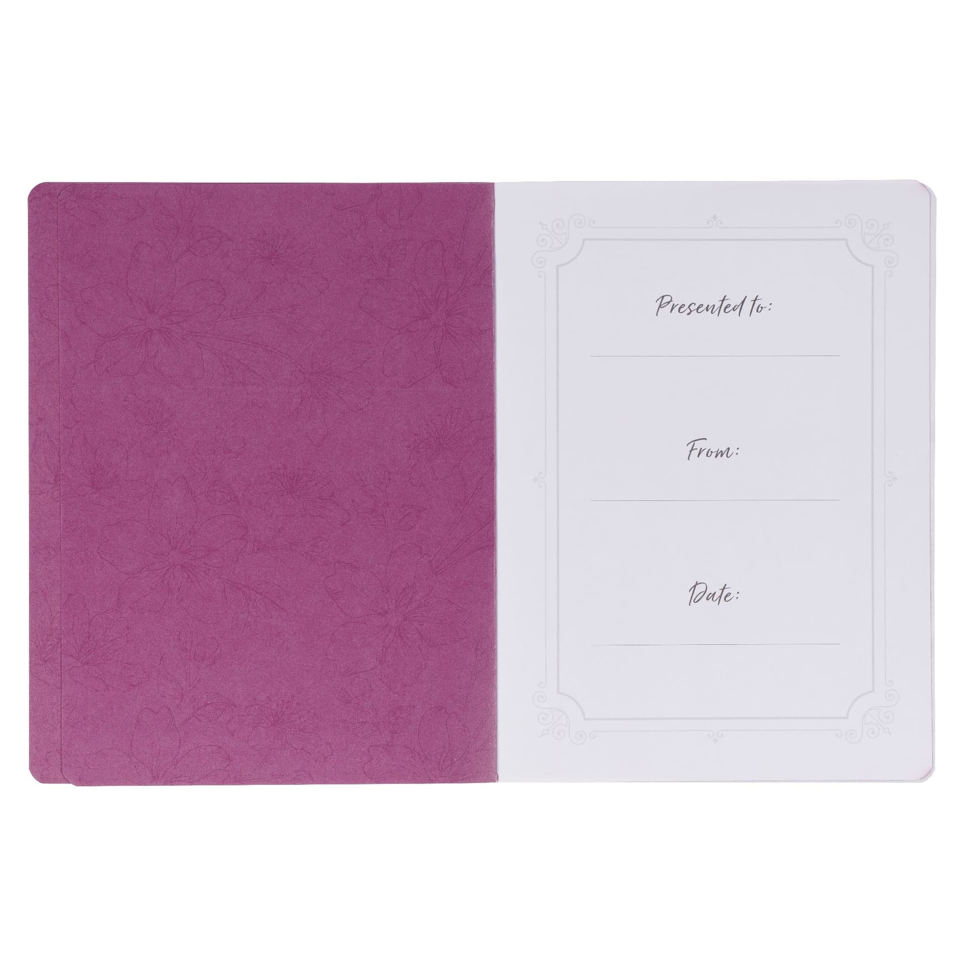 DEVOTIONAL NEW BEGINNINGS PINK FLORAL SOFTCOVER FEB - 4