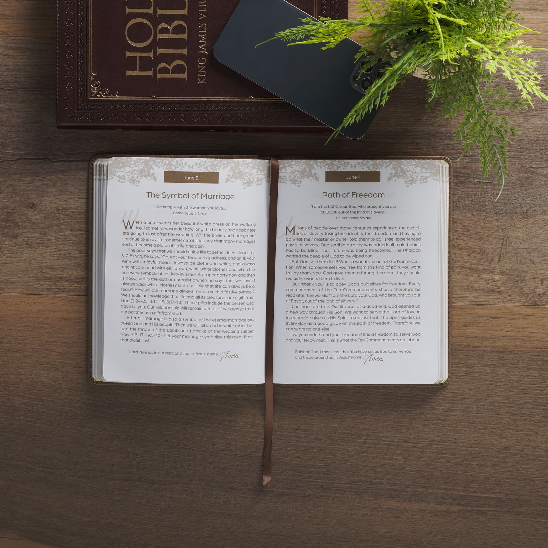 Devotional Rooted in Faith Faux Leather - 5