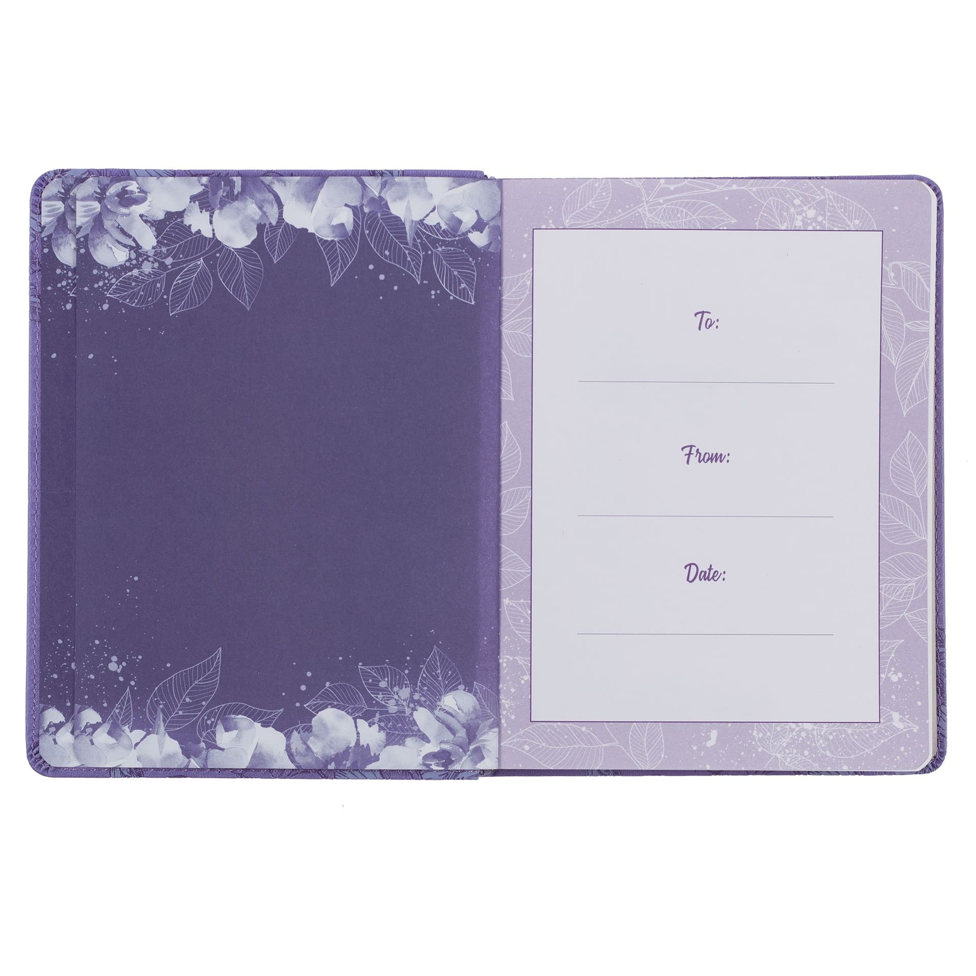 Devotional Strong & Courageous Faux Leather - 4