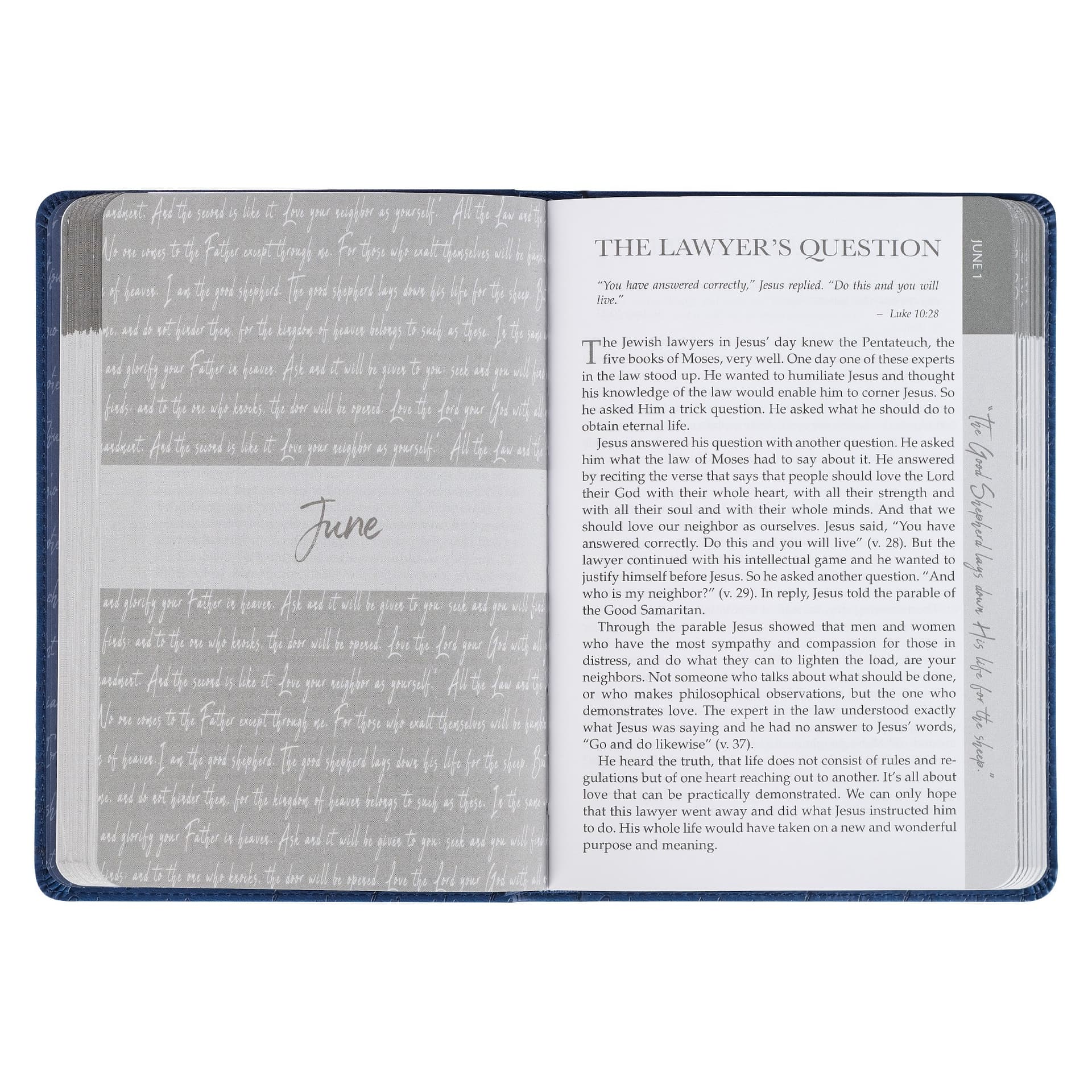 Devotional Words of Jesus for Daily Living Faux Leather - 5